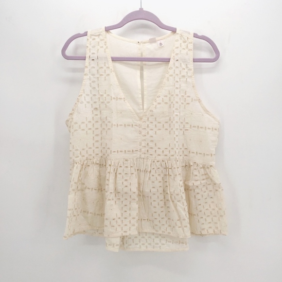 Melrose and Market Tops - Melrose and Market Eyelet Swing Top